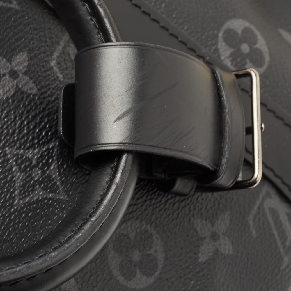 LOUIS VUITTON Monogram Eclipse Canvas Keepall Bandoulire 45 - Picture 8 of 8